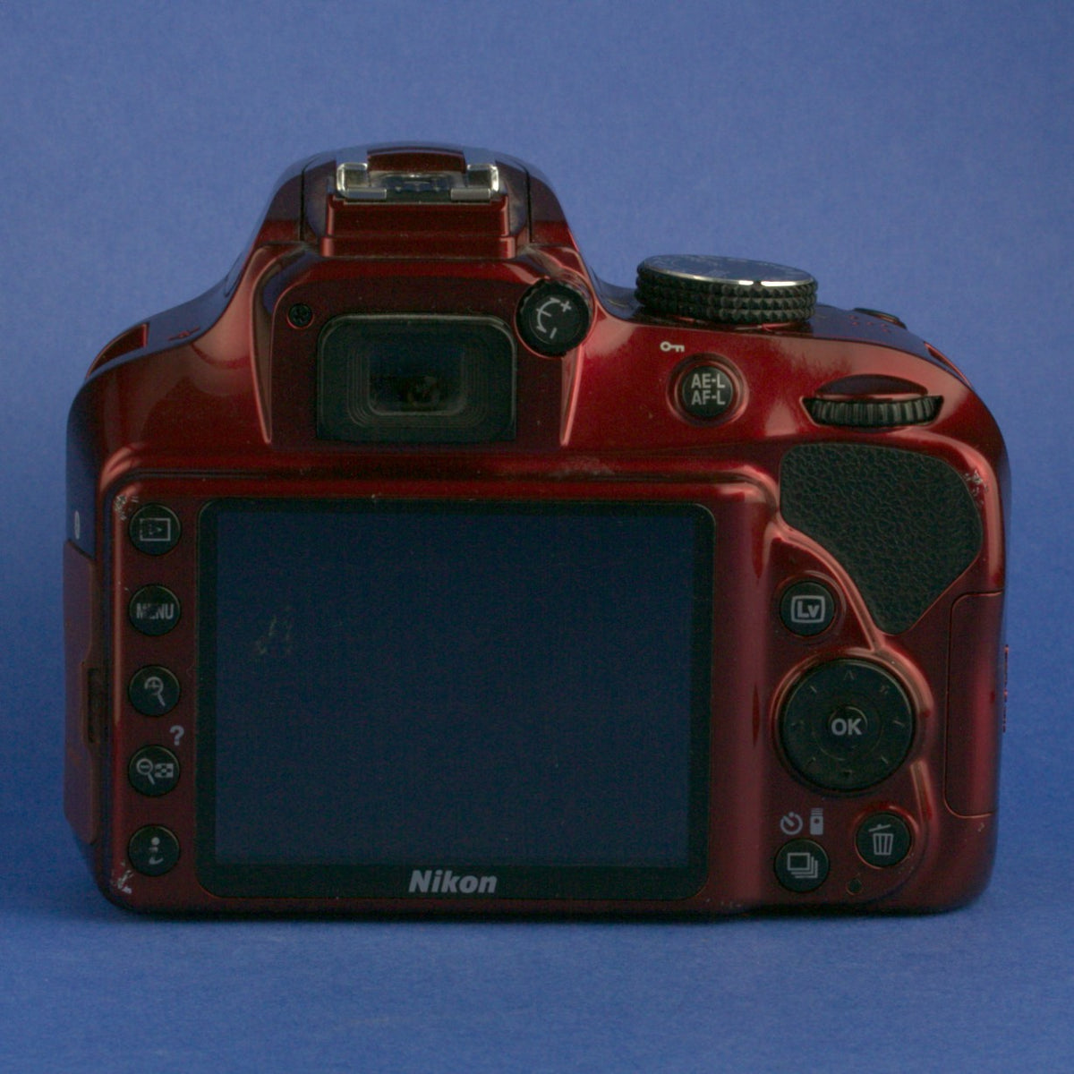 Red Nikon D3400 Digital Camera Body Only 4100 Actuations US Model