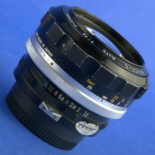 Nikon Nikkor-S Auto 55mm 1.2 Non-Ai Lens