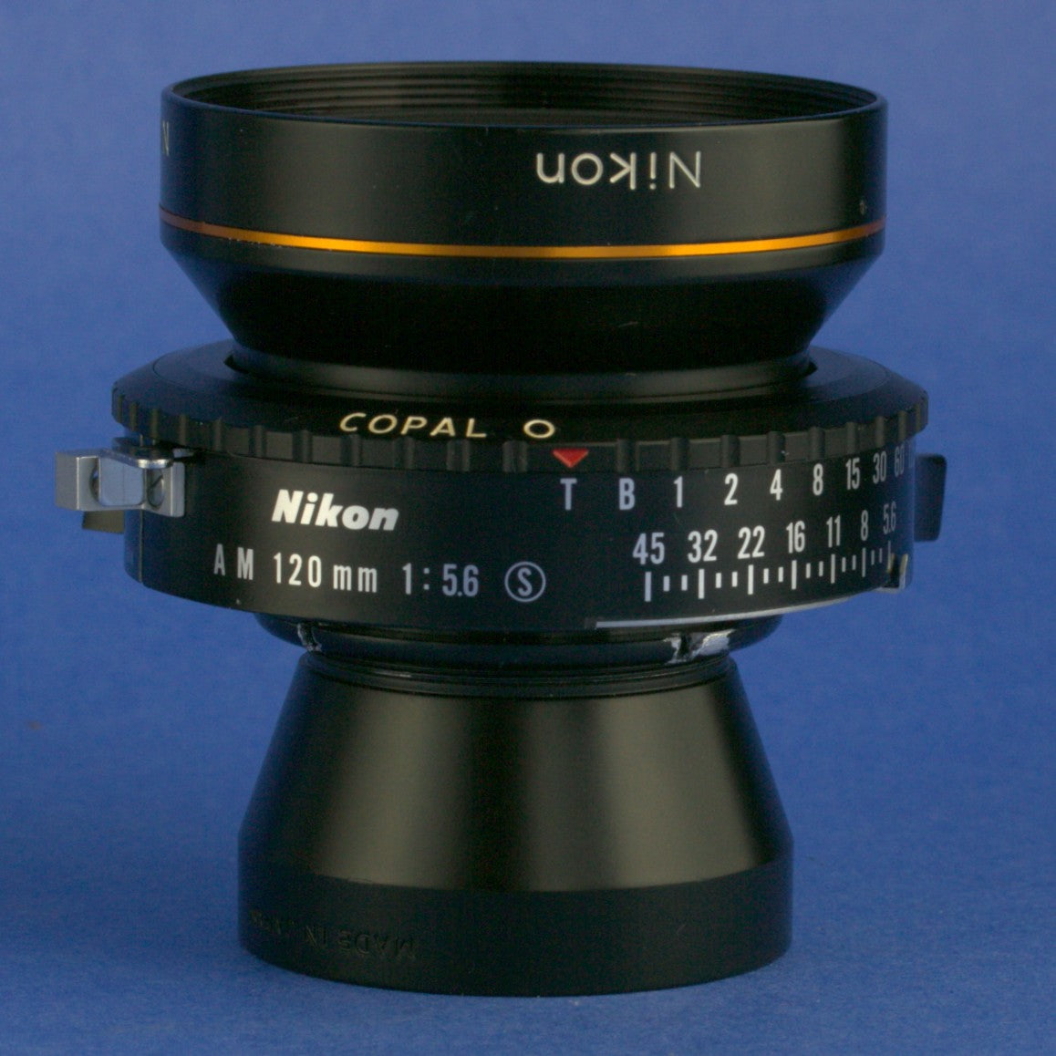 Nikon Nikkor-AM 120mm 5.6 ED Macro Lens Copal 0 Shutter Near Mint