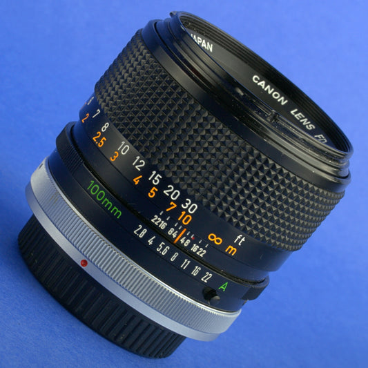 Canon FD 100mm 2.8 S.S.C. Lens