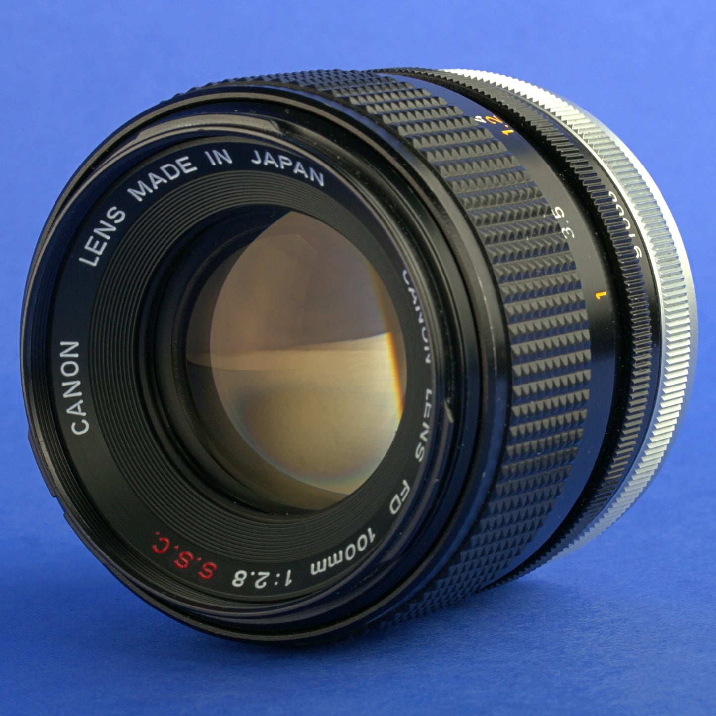 Canon FD 100mm 2.8 S.S.C. Lens