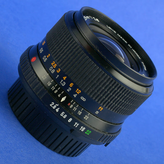 Minolta MD 28mm 2.8 Celtic Lens Beautiful Condition