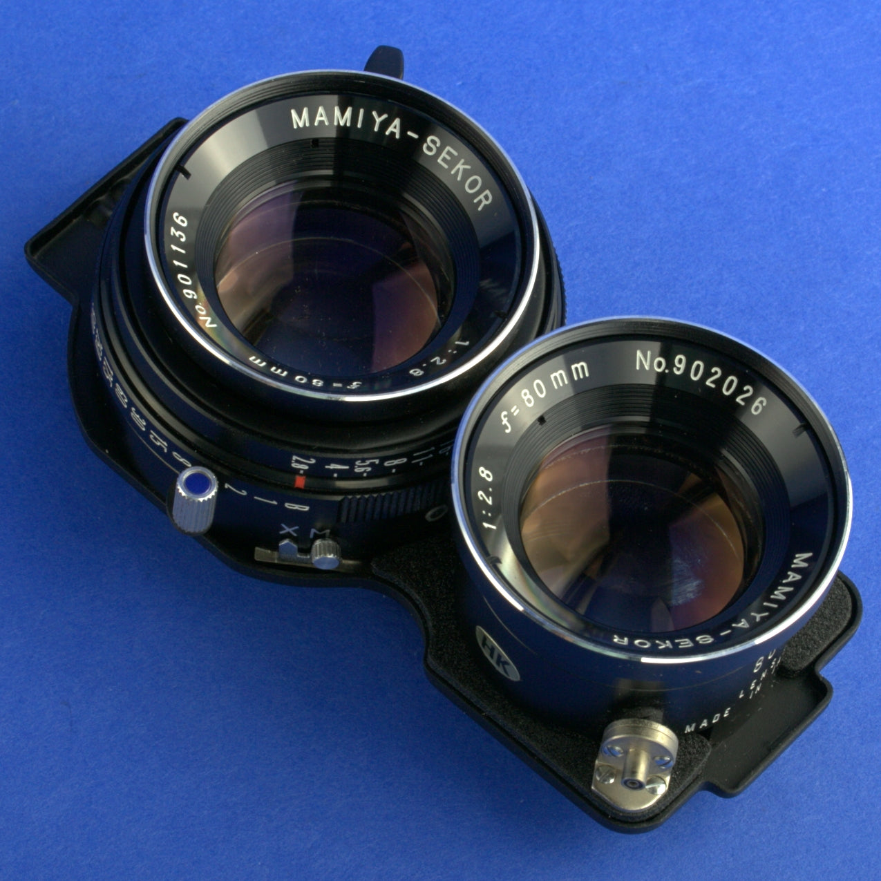 Mamiya 80mm 2.8 Blue Dot TLR Lens for C330, C220 Cameras Near Mint Condition