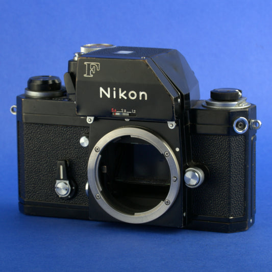 Black Nikon F Apollo Film Camera Body with Photomic FTN Finder
