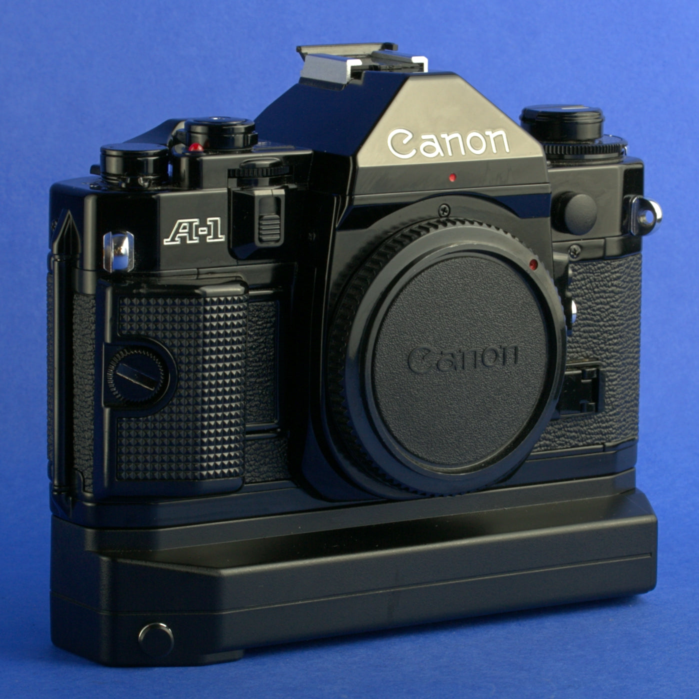 Canon A-1 Film Camera Body with A2 Winder Beautiful Condition