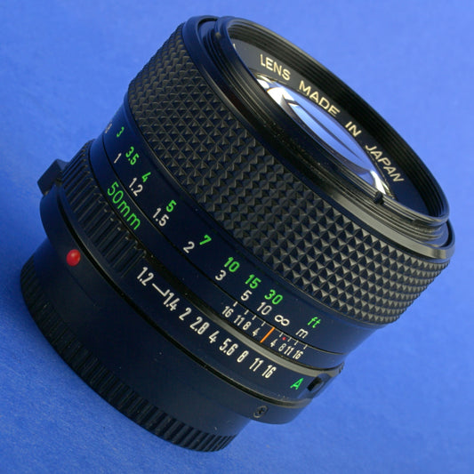 Canon FD 50mm 1.2 Lens Near Mint Condition