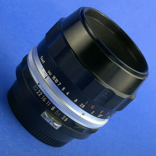 Nikon Micro-Nikkor Auto 55mm 3.5 Non-Ai Lens