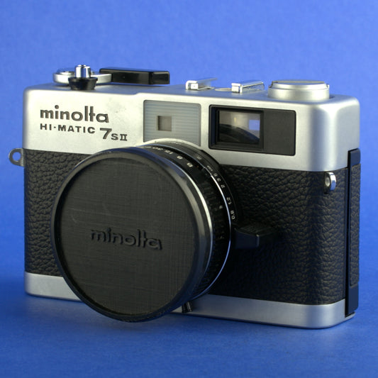 Minolta Hi-Matic 7S II Film Camera Beautiful Condition