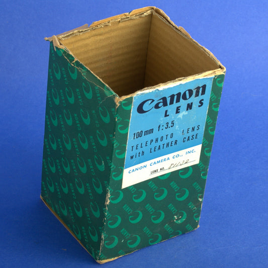 Canon 100mm 3.5 III LTM EP Marked Rangefinder Lens