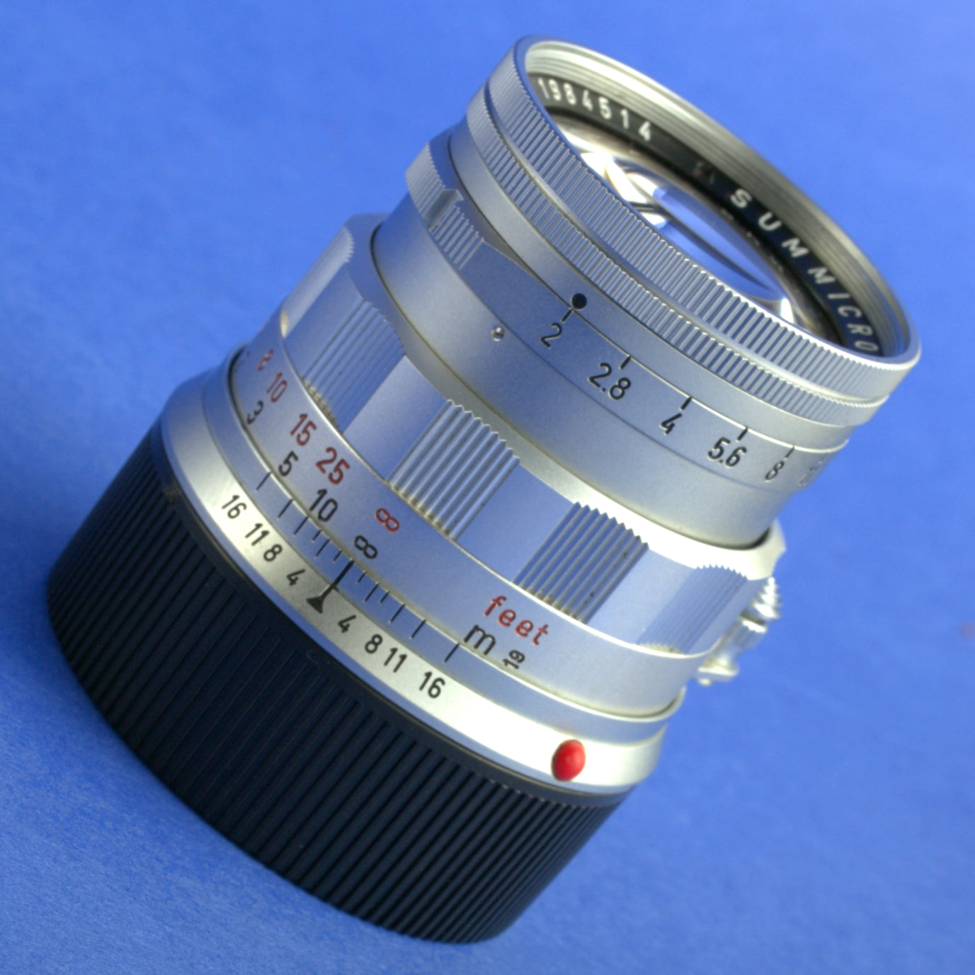 Leica Summicron 50mm F2 Rigid Lens M Mount Near Mint Condition
