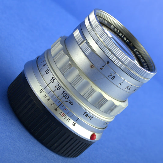 Leica Summicron 50mm Rigid Lens M Mount 2024 CLA