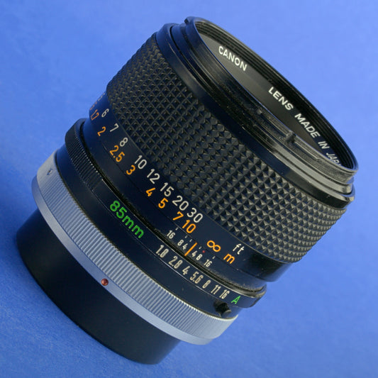 Canon FD 85mm 1.8 S.S.C. Lens