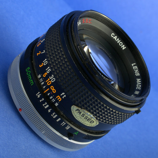 Canon FD 50mm 1.4 S.S.C Lens