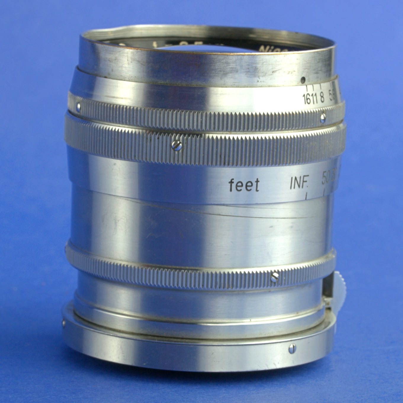 Early Nikon Nikkor-P.C 8.5cm F2 Tokyo 801 MIOJ Rangefinder Lens S Mount