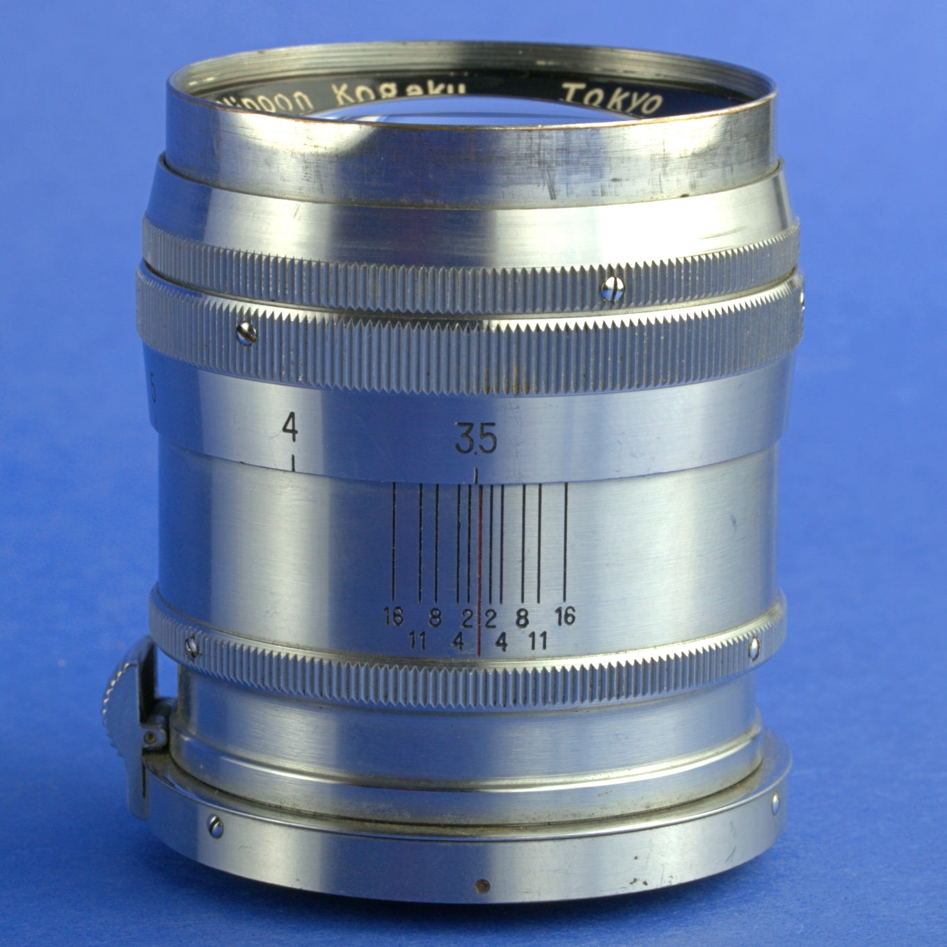 Early Nikon Nikkor-P.C 8.5cm F2 Tokyo 801 MIOJ Rangefinder Lens S Mount