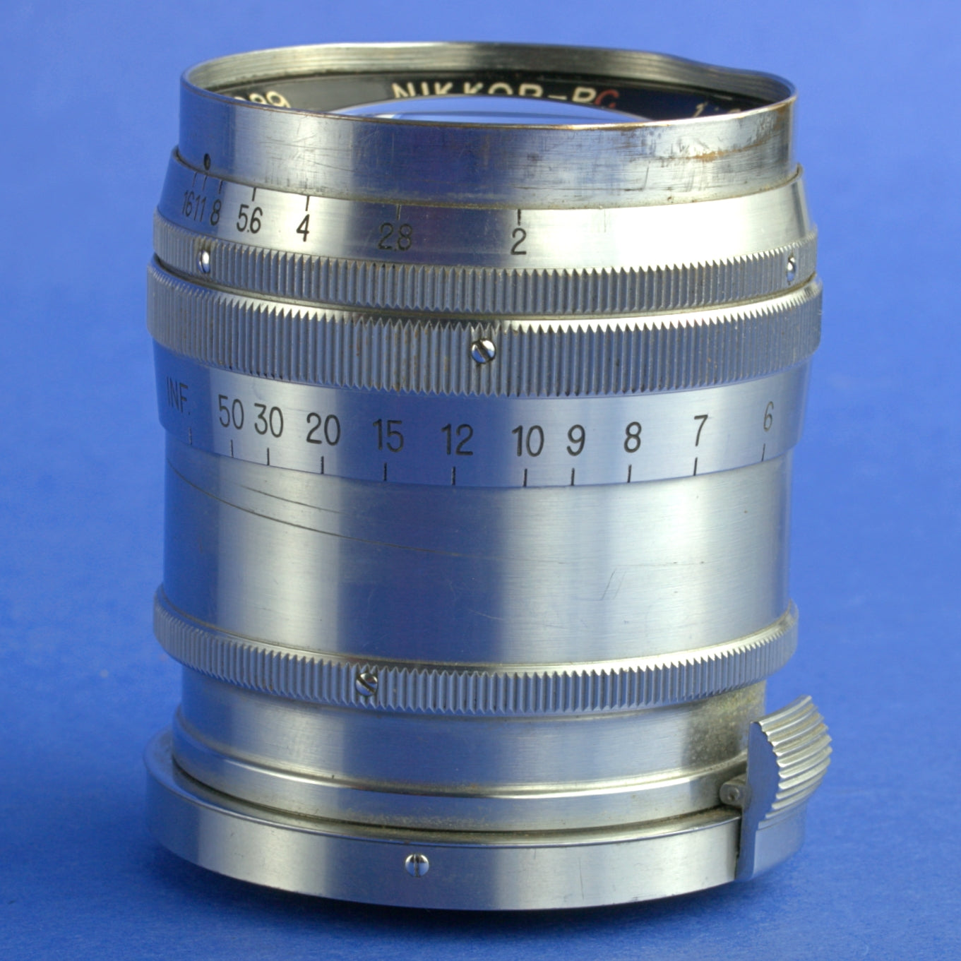 Early Nikon Nikkor-P.C 8.5cm F2 Tokyo 801 MIOJ Rangefinder Lens S Mount