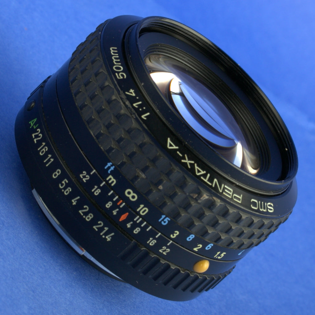 Pentax-A SMC 50mm 1.4 Lens K Mount