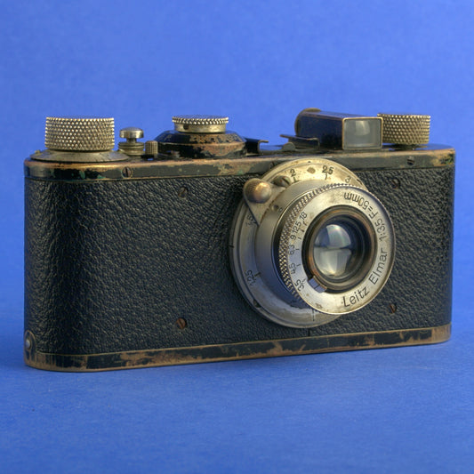 Leica I Mod. C Standard Film Camera with Nickel 11 o’clock Elmar 50mm 3.5 Lens