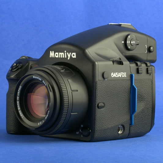 Mamiya 645 AFD II Medium Format Camera Kit Beautiful Condition Film Tested