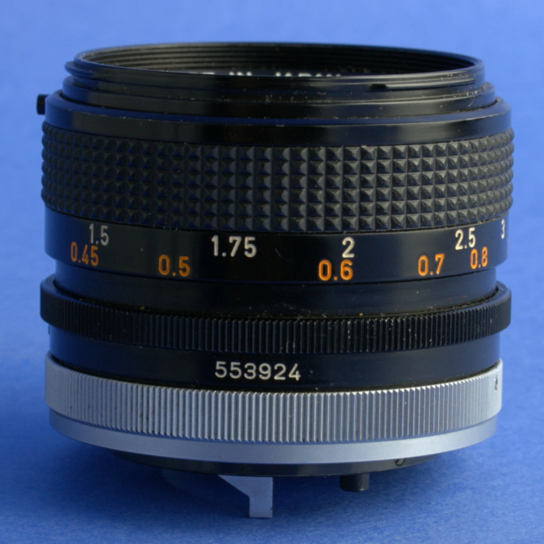 Canon FD 50mm 1.4 S.S.C. Lens