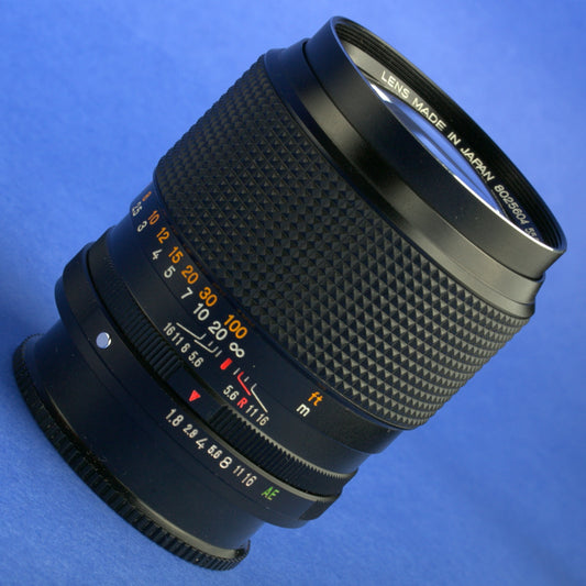 Konica Hexanon AR 85mm 1.8 Lens Late Version Near Mint Condition