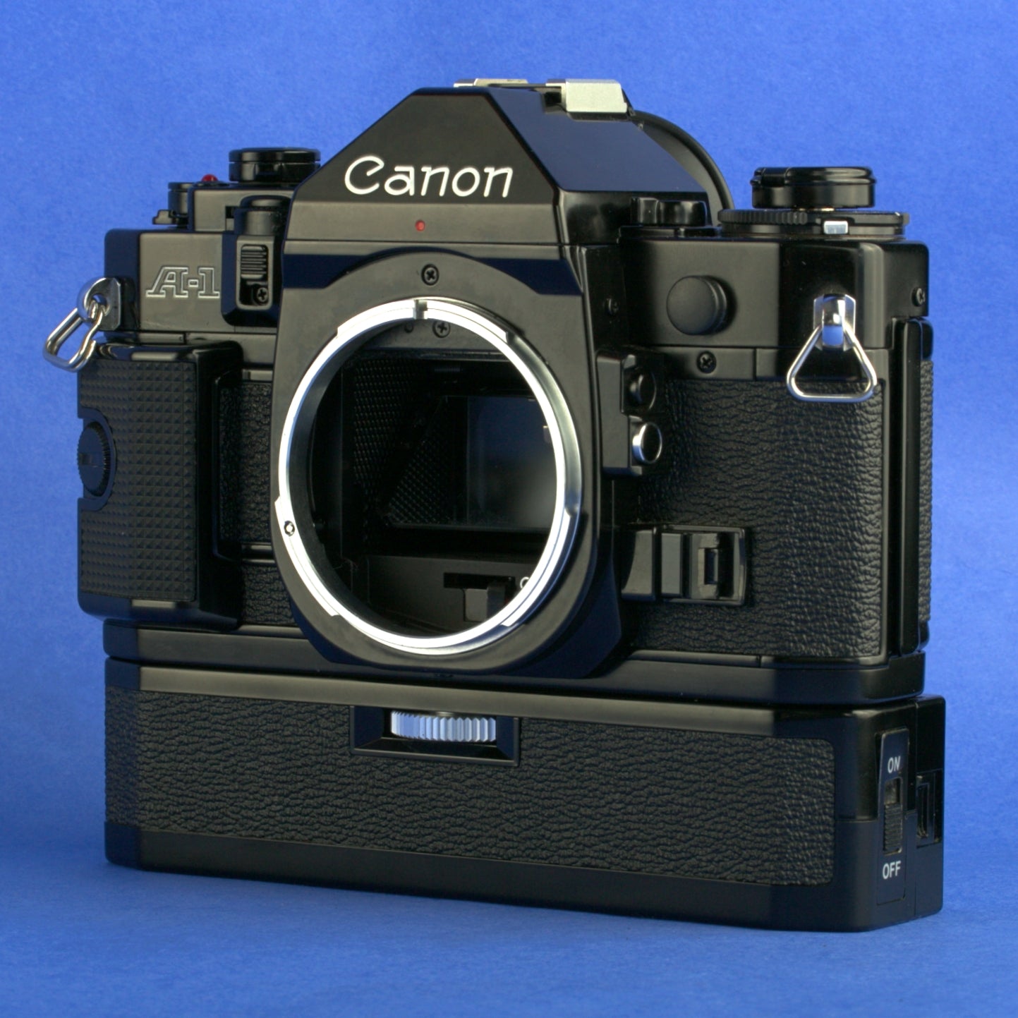 Canon A-1 Film Camera Body with Power Winder A Mint Condition