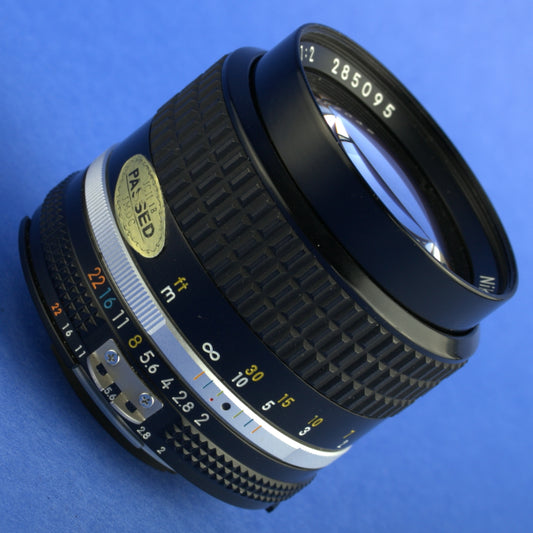 Nikon Nikkor 85mm F2 Ai-S Lens Beautiful Condition