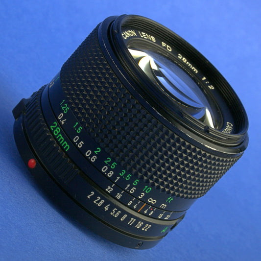 Canon FD 28mm F2 Lens