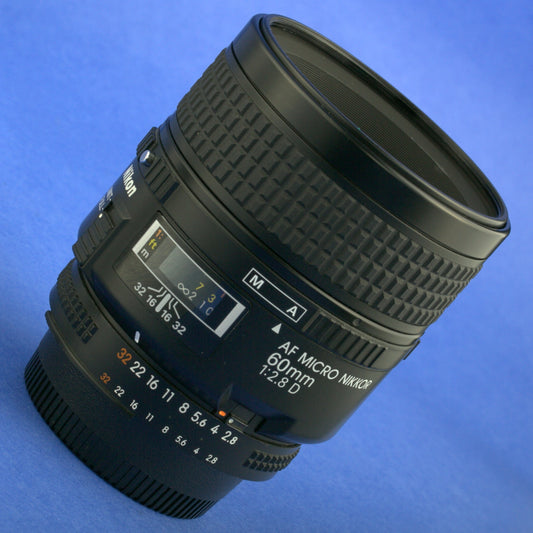 Nikon AF Nikkor 60mm 2.8 D Lens Mint Condition