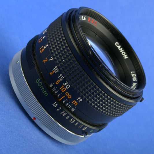 Canon FD 50mm 1.4 S.S.C. Lens