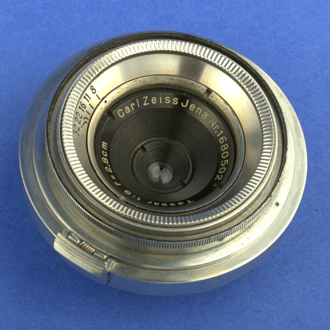 Carl Zeiss Jena Tessar 28mm F8 Contax RF Lens 1936