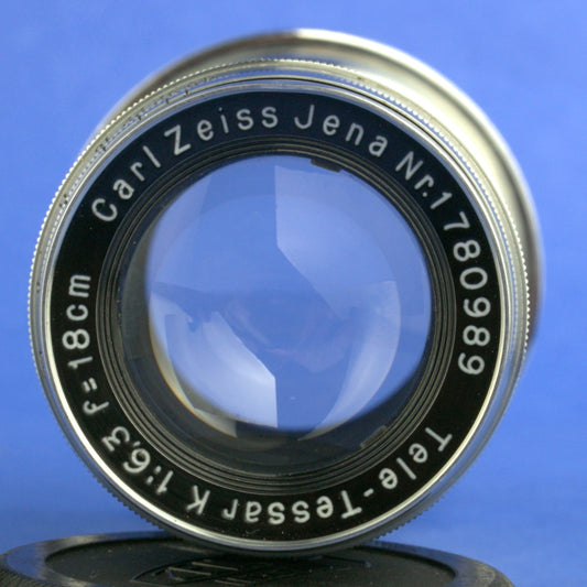 Carl Zeiss Jena Tele-Tessar K 180mm 6.3 Contax RF Lens 1936