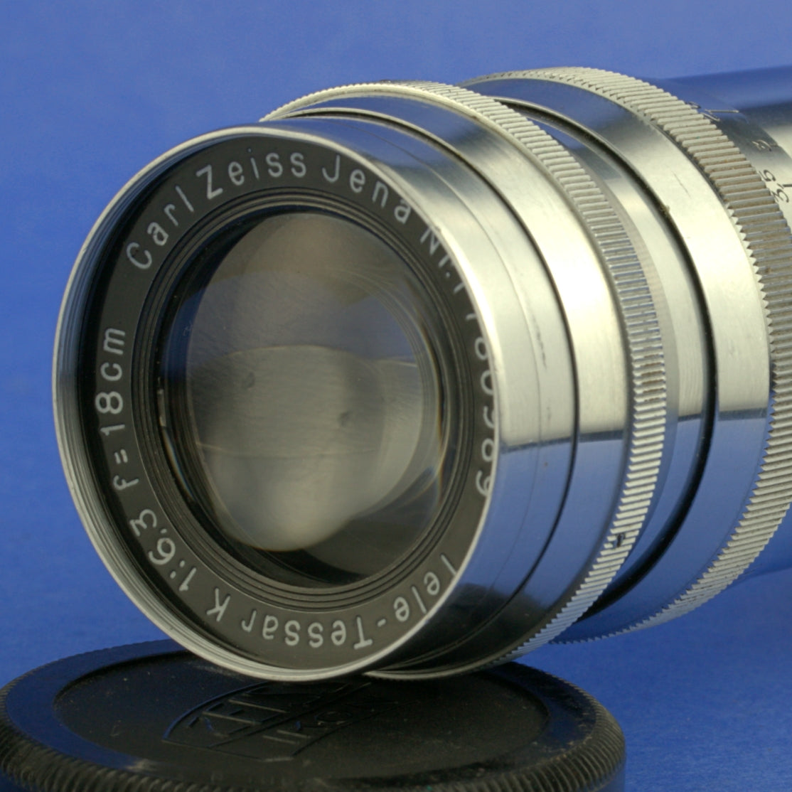 Carl Zeiss Jena Tele-Tessar K 180mm 6.3 Contax RF Lens 1936
