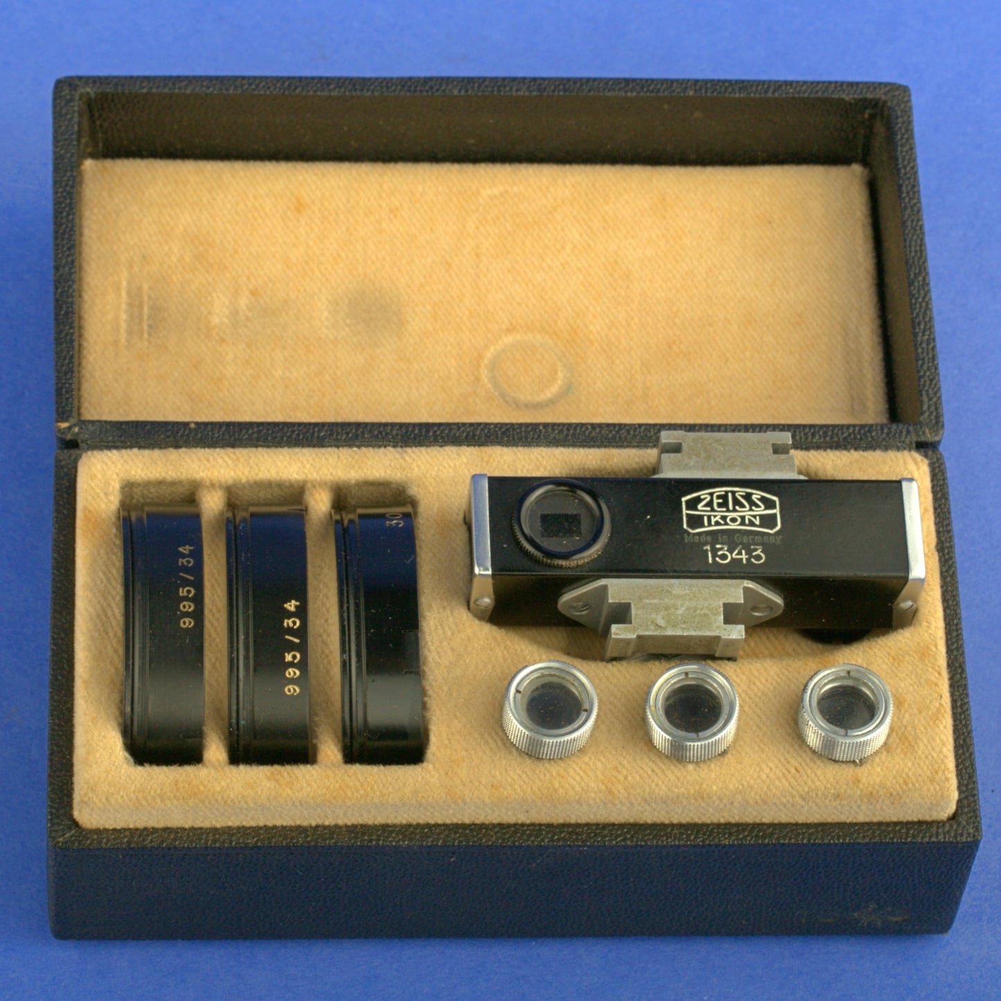 Zeiss Ikon 1343 Contameter Closeup Lens Set For Contax Cameras