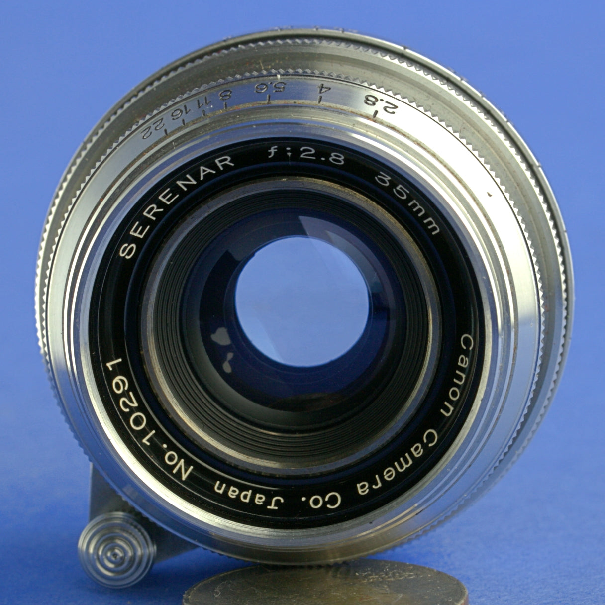 Canon Serenar 35mm 2.8 LTM Lens with Finder and Case