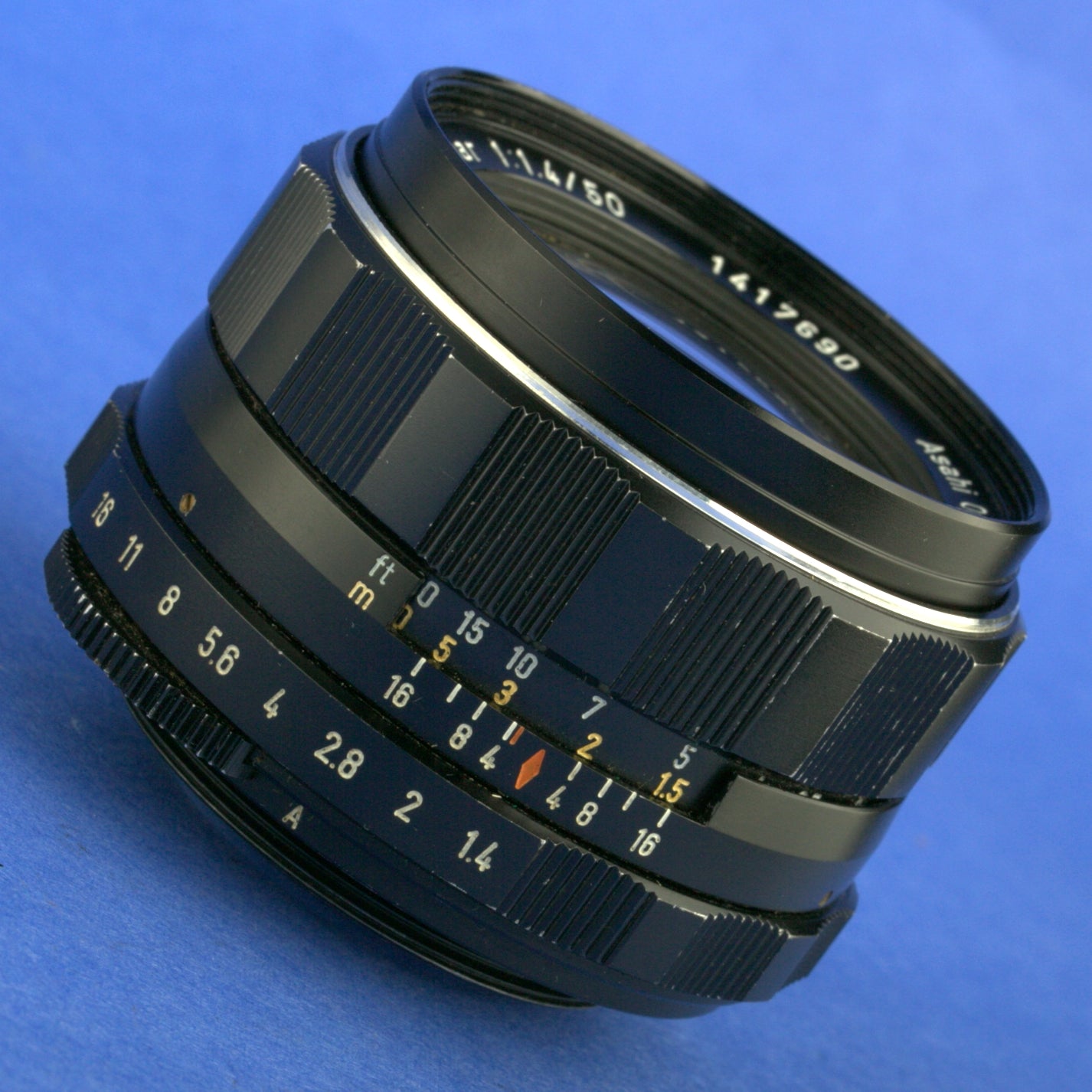Pentax Super-Takumar 50mm 1.4 M42 Lens 8 Elements