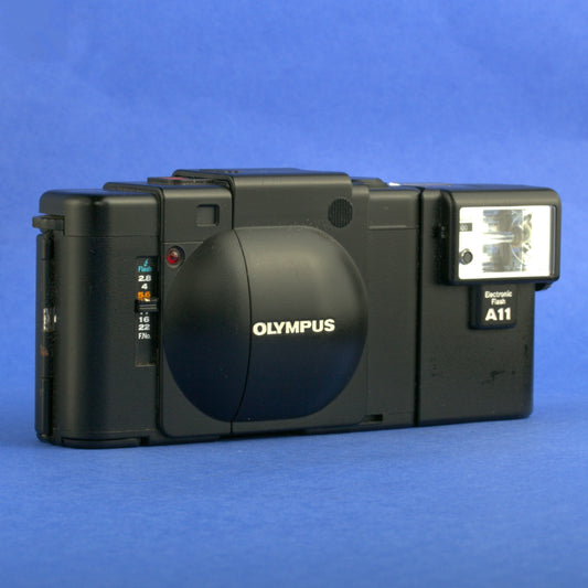 Olympus XA Film Camera with A11 Flash Beautiful Condition