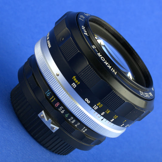 Nikon Nikkor-S 55mm 1.2 Non-Ai Lens Beautiful Condition