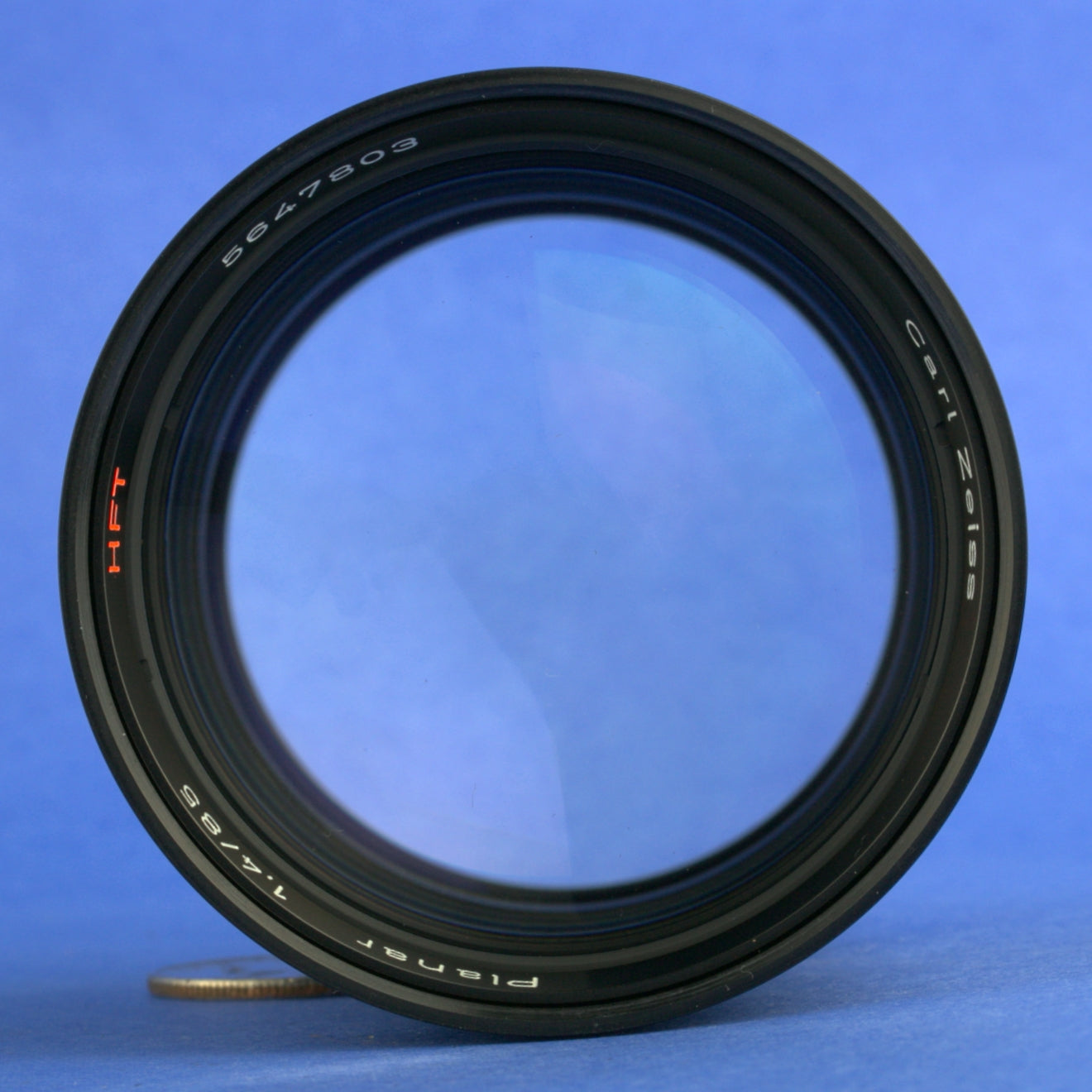 Zeiss Planar 85mm 1.4 HFT Lens Rollei QBM Mount