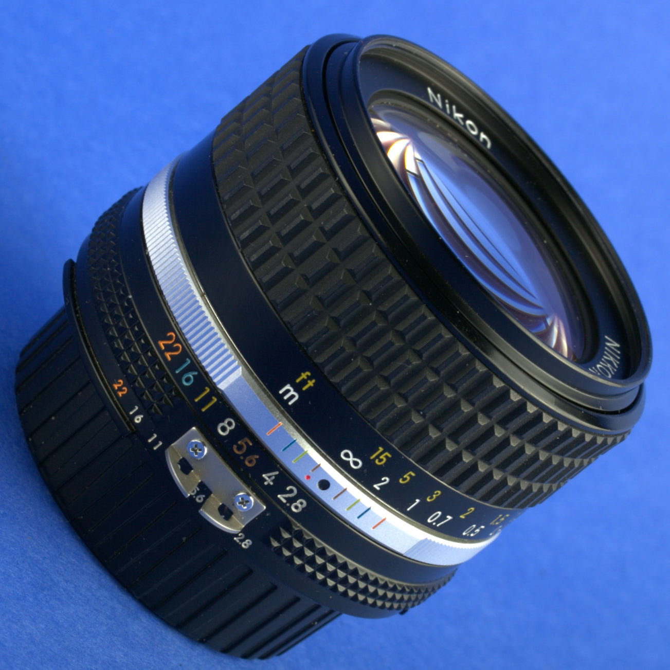 Nikon Nikkor 28mm 2.8 Ai-S Lens with Hood