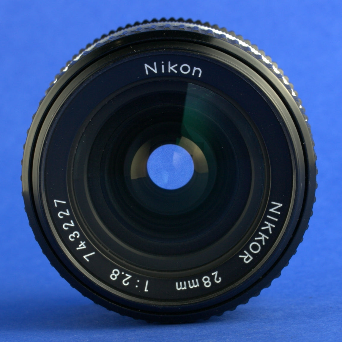 Nikon Nikkor 28mm 2.8 Ai-S Lens with Hood