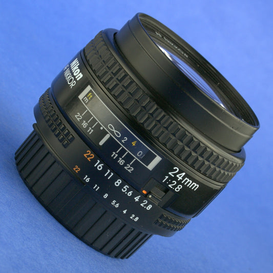 Nikon AF Nikkor 24mm 2.8 Lens Beautiful Condition