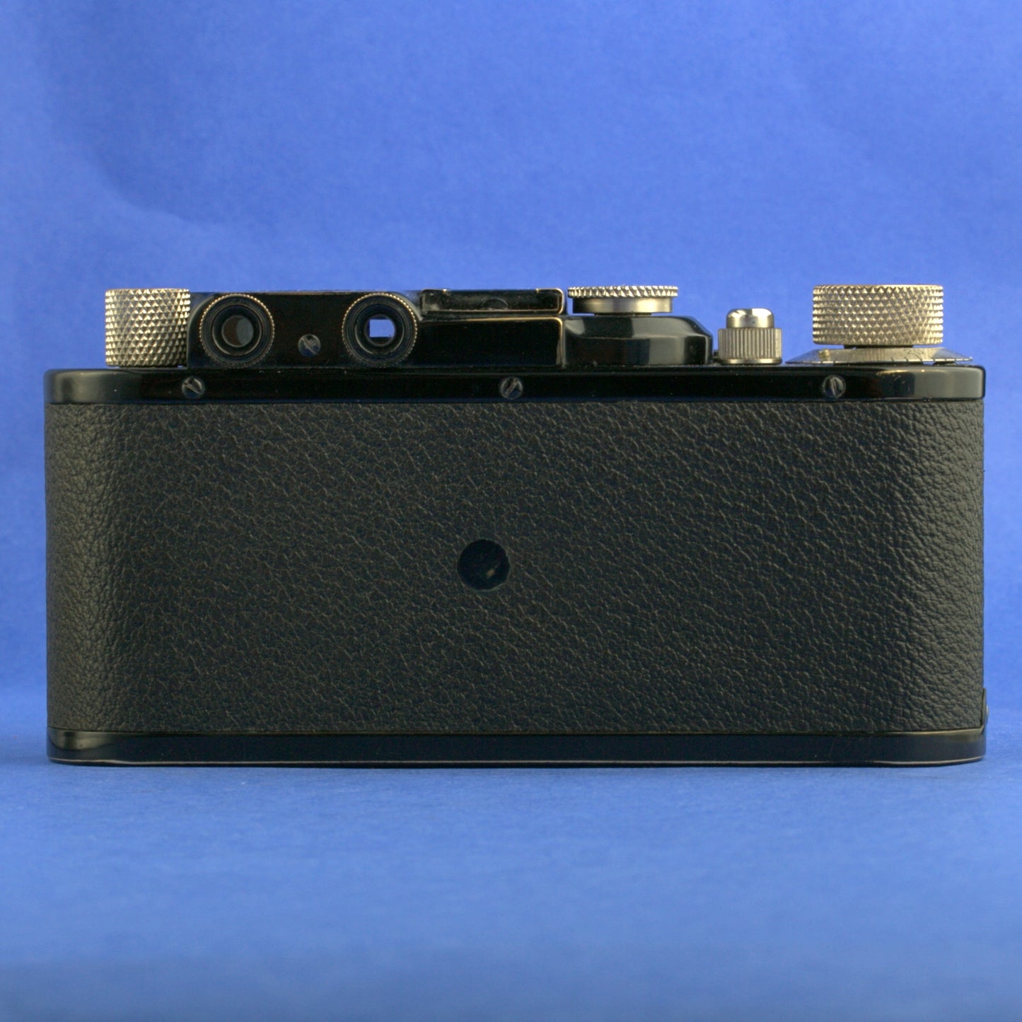 Black Nickel Leica II Film Camera with Nickel 11 o’clock Elmar 50mm 3.5 Lens