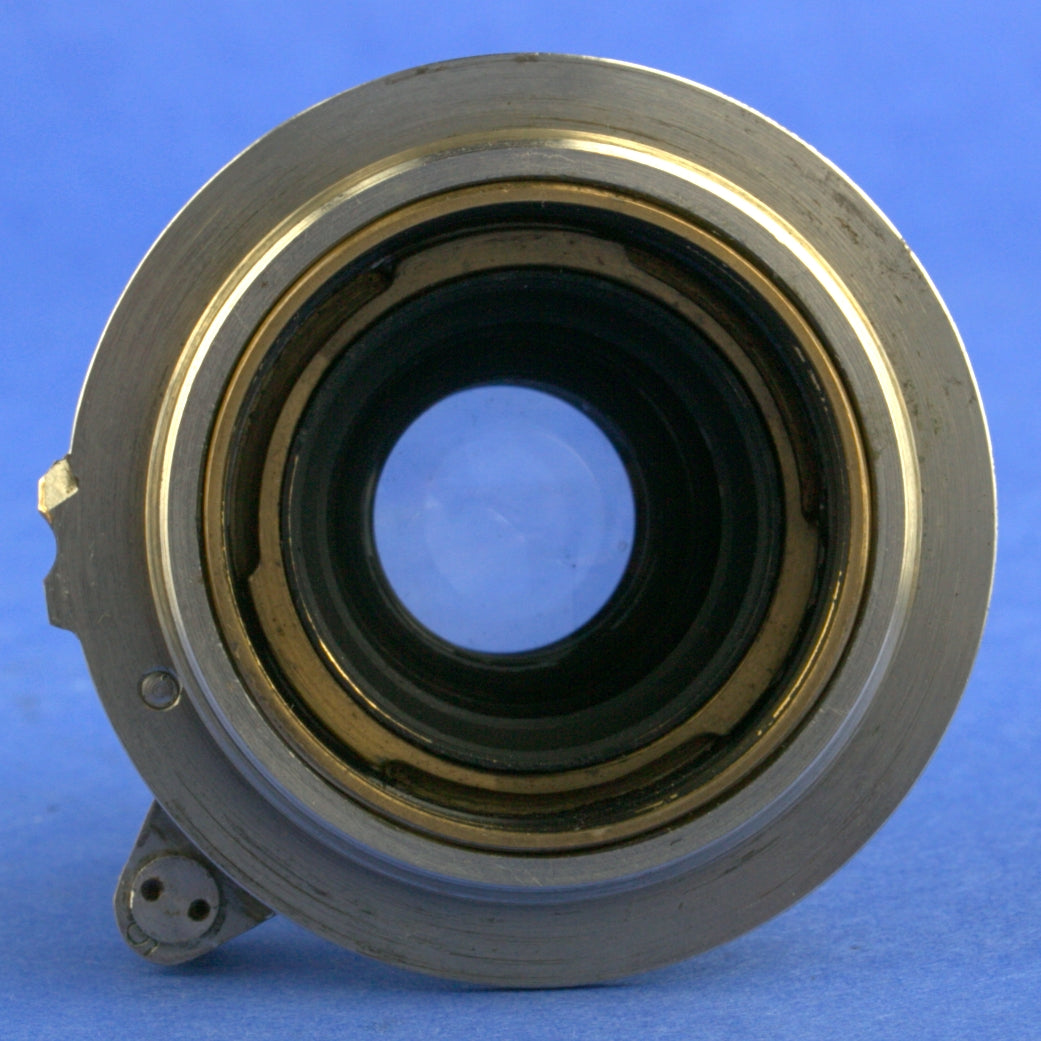 Black Nickel Leica II Film Camera with Nickel 11 o’clock Elmar 50mm 3.5 Lens