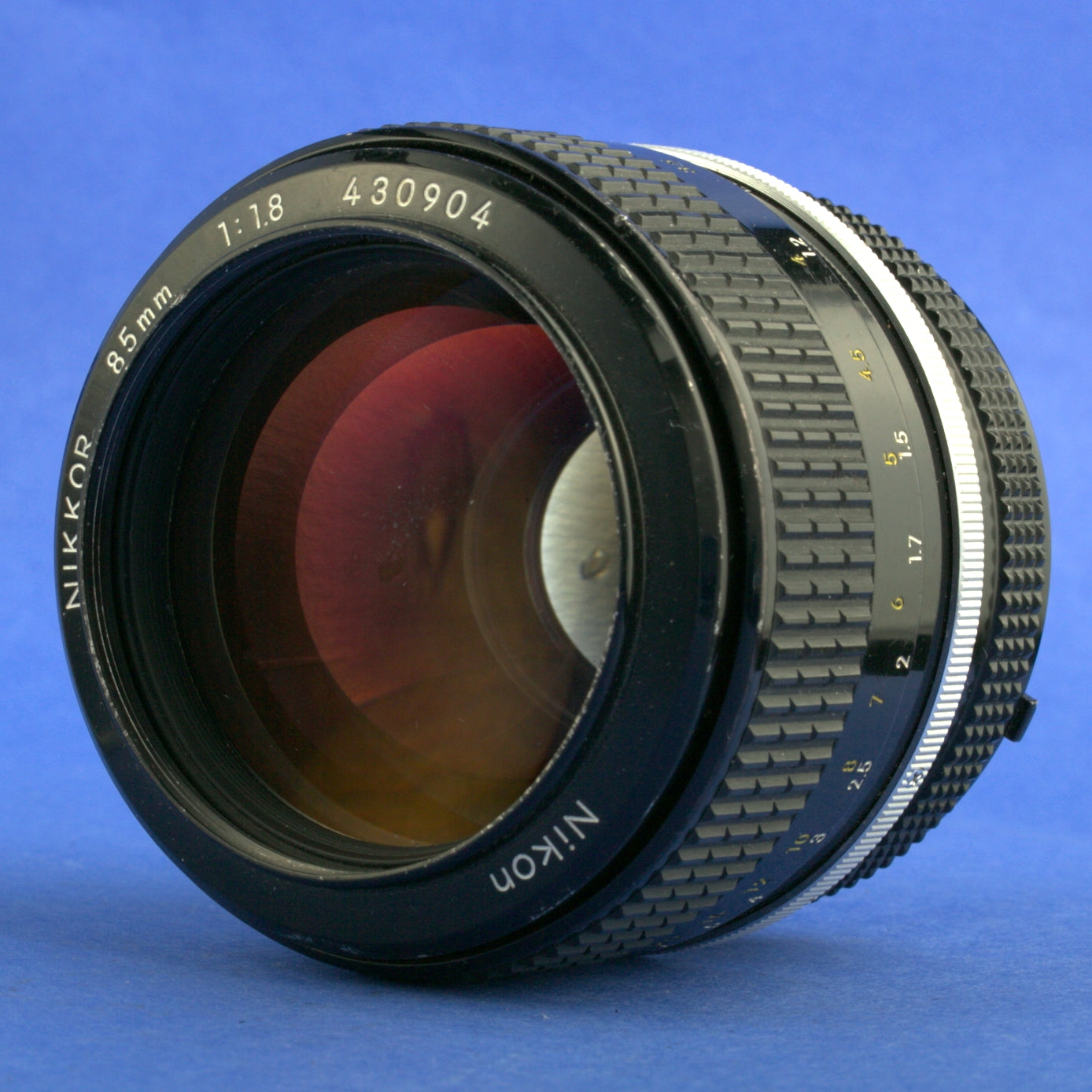 Late Nikon Nikkor 85mm 1.8 Ai’d Lens Rubber Focus