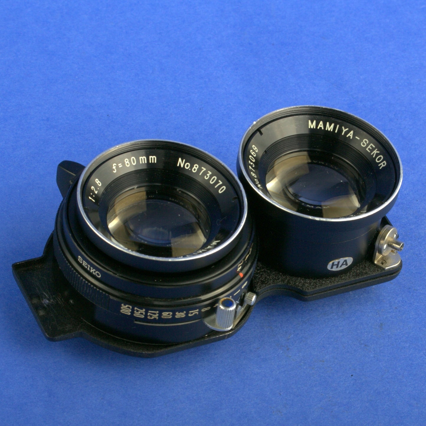 Mamiya 80mm 2.8 Blue Dot TLR Lens for C330, C220 Cameras