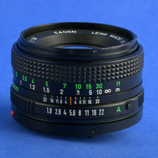 Canon FD 50mm 1.8 Lens