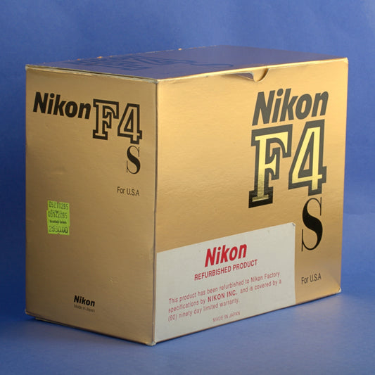 Nikon F4S Film Camera Body US Model Near Mint Condition