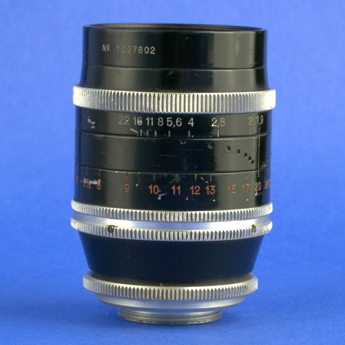 Kern-Paillard Switar 75mm 1.9 C Mount Lens