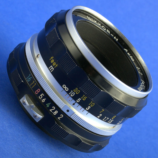 Nikon Nikkor-H 50mm F2 Non-Ai Lens